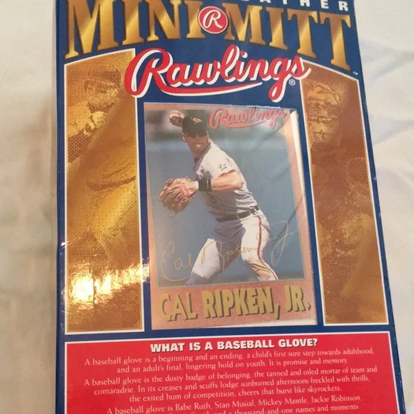 Rawlings Mini Mitt Genuine Leather Glove - Picture 4 of 9